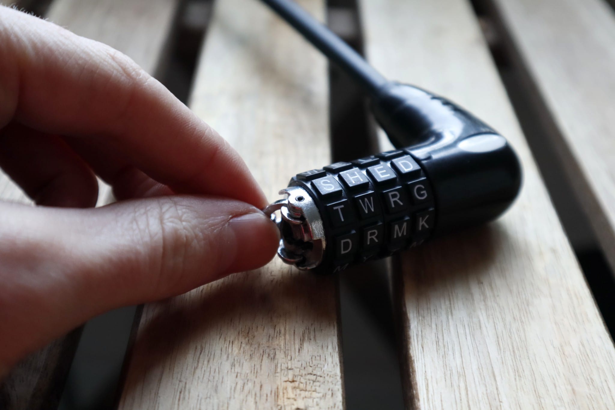 how to unlock cycle number lock