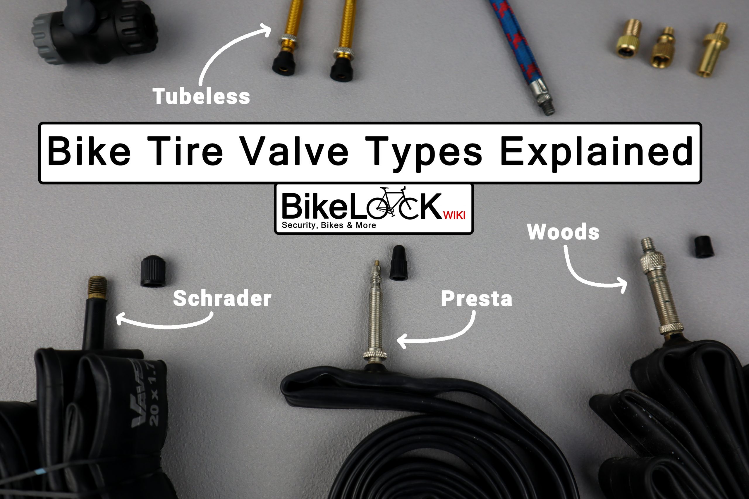 skinny bike tire valve