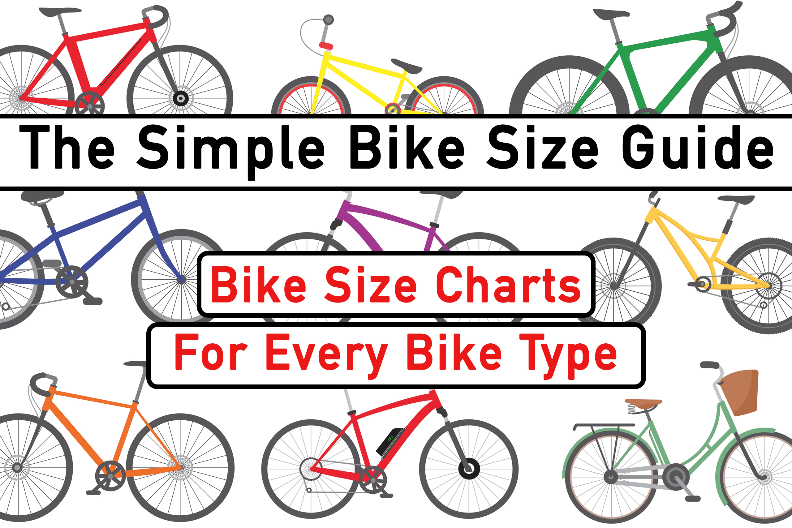 Bike size charts guide