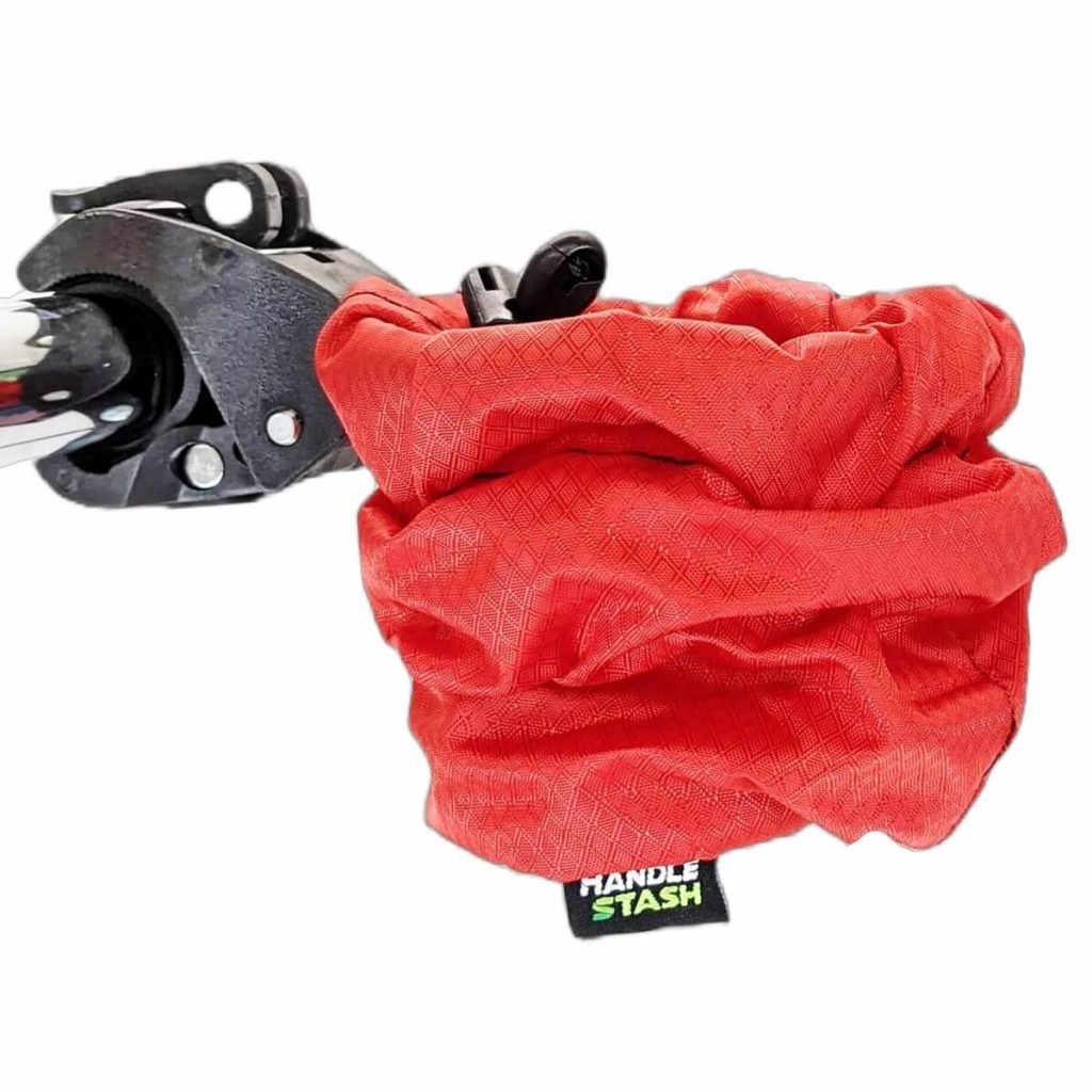HandlesStash Red Bike Cup Holder